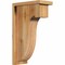 Ekena Millwork Del Monte Rough Sawn Corbel w/Backplate, Western Red Cedar, 6"W x 12"D x 20"H COR06X12X20DEL01RWR - alternate 1